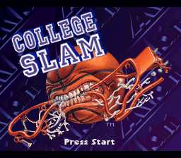 College Slam (USA) Title Screen